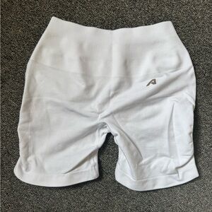 Alphalete Women's White Bike Shorts